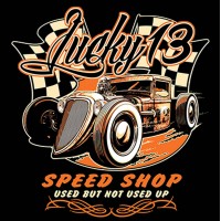 Velocitee Speed Shop Mens Polo Shirt Old School Muscle Hot Rat Rod W17028 